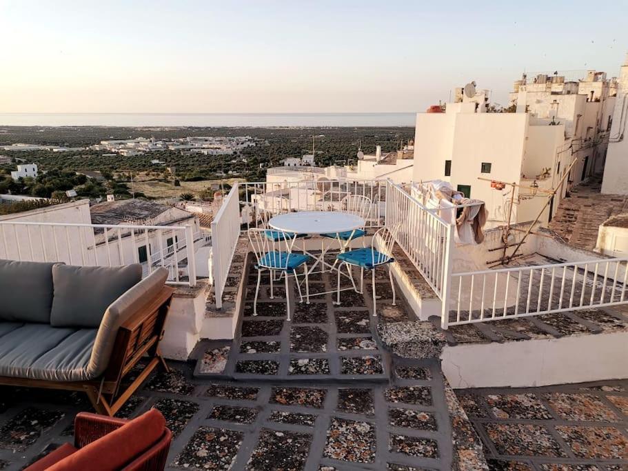 Casa Dei Levantini, Sea View, Wonderful Terrace In Old Town オストゥーニ エクステリア 写真